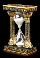 Egyptian Hourglass with Ankh and Eye of Ra Symbols