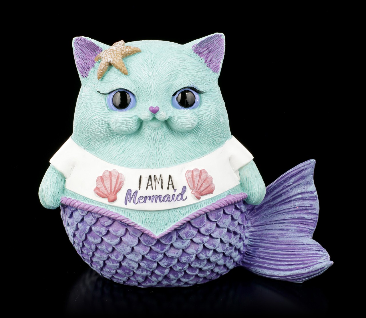 Katzen Figur - Snapcat I am a Mermaid