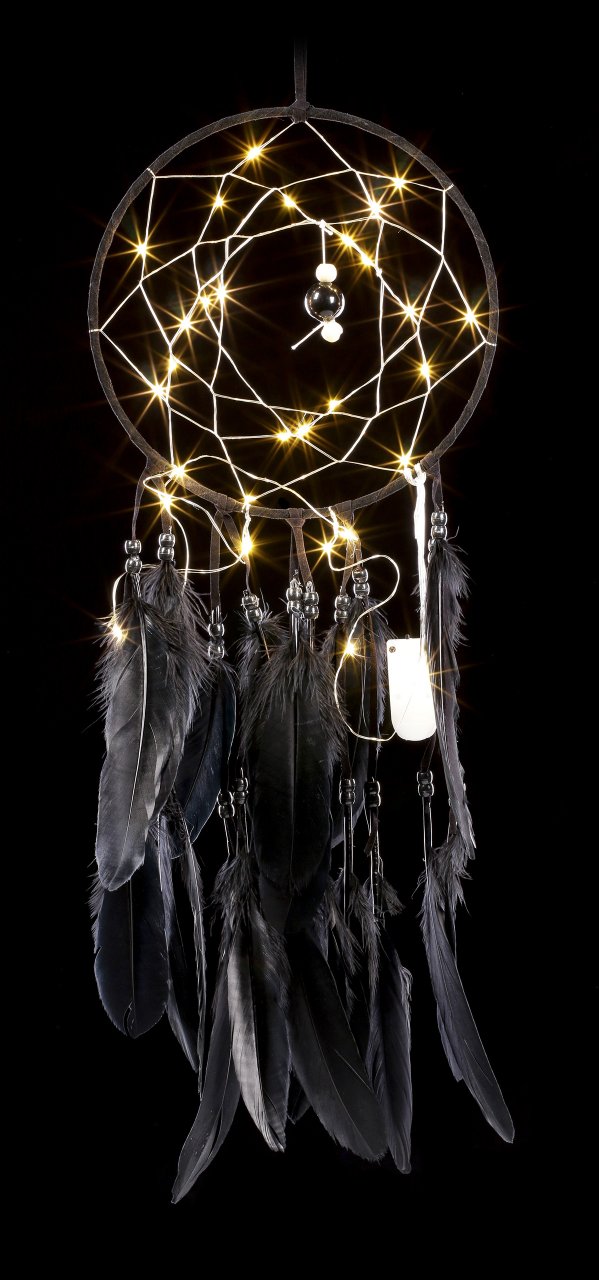 Dreamcatcher with LED - Onyx Dreams
