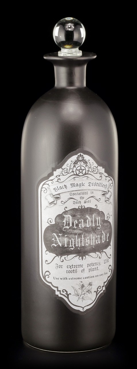 Decoration Bottle Large - Deadly Nightshade