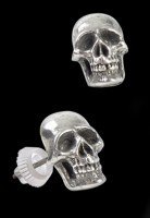 Mortaurium - Alchemy Skull Earrings