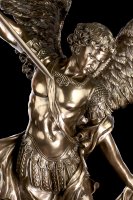XXL Archangel Michael Figurine - bronzed