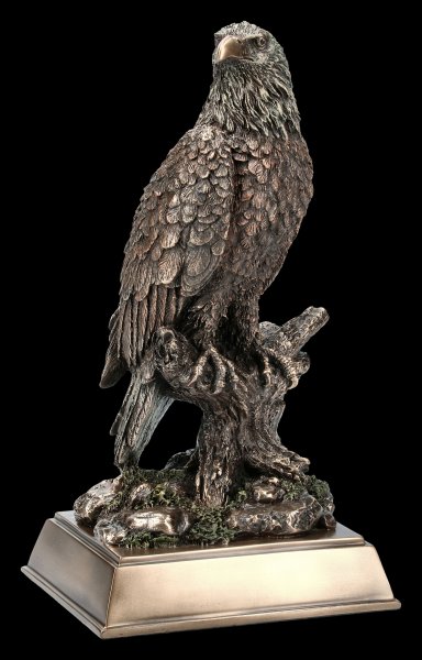 Eagle Figurine sitting on Branch