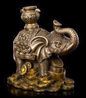 Feng Shui Figurine - Elephant with Gold