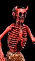 Skeleton Figurine - Red Devil