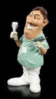 Funny Job Figurine - Dentist with Driller