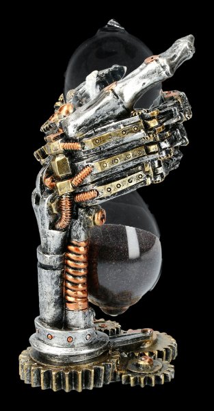 Steampunk Skeleton Hand Hourglas - Time after Time