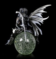 Elfen Figur auf Glaskugel - Gathering Storm by Nene Thomas