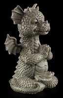 Garden Figurine - Dragon Meditation