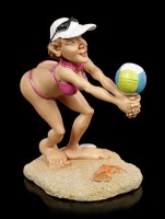 Funny Sports Figurine - Beach Volleyballer