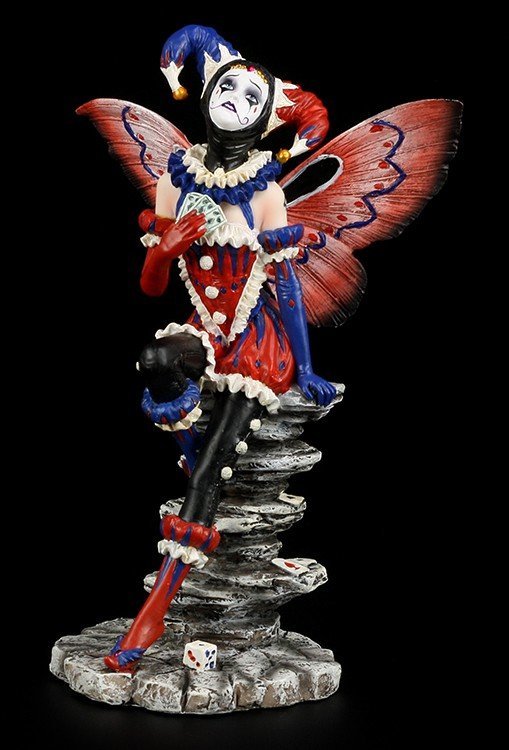 Harlequin Fairy Figurine - Daisey