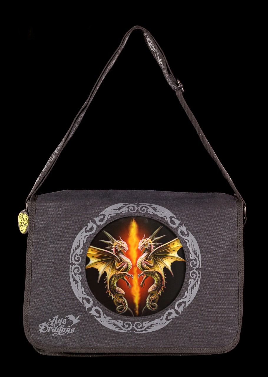 Messenger Bag with 3D Picture - Desert Dragons