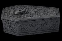 Box Coffin - Gothic Skull