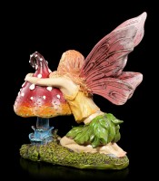 Fairy Figurine - Sarija with Mushroom