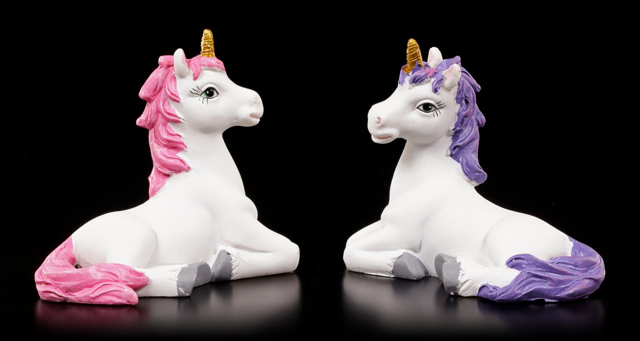 Unicorn Wishes Figurines Set of 2 - small