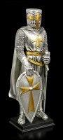 Crusader Figurine with Sword and Shield