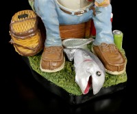 Funny Sports Figurine - Angler with broken Snell