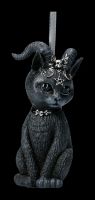 Christmas Tree Decoration - Black Bat Cat Pawzuph
