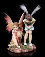 Fairy Figurines - Boy and Girl Playing