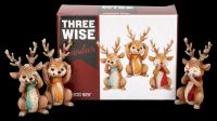 Rentier-Figuren 3er Set - Drei weise Rentiere