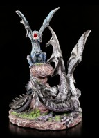 Dragon Figurines - Quen and Ty on Stones