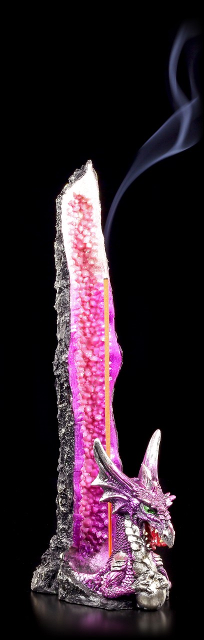 Incense Stick Holder Dragon - Garnet's Stalagmite - Pink