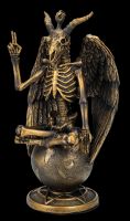 Baphomet Figurine as Skeleton