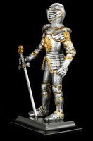 Knight Figurine with Sword - Golden Lion