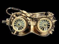 Steampunk Maske - Mechanical Wheels