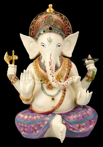 Ganesha Figur handbemalt - Symbol der Weisheit