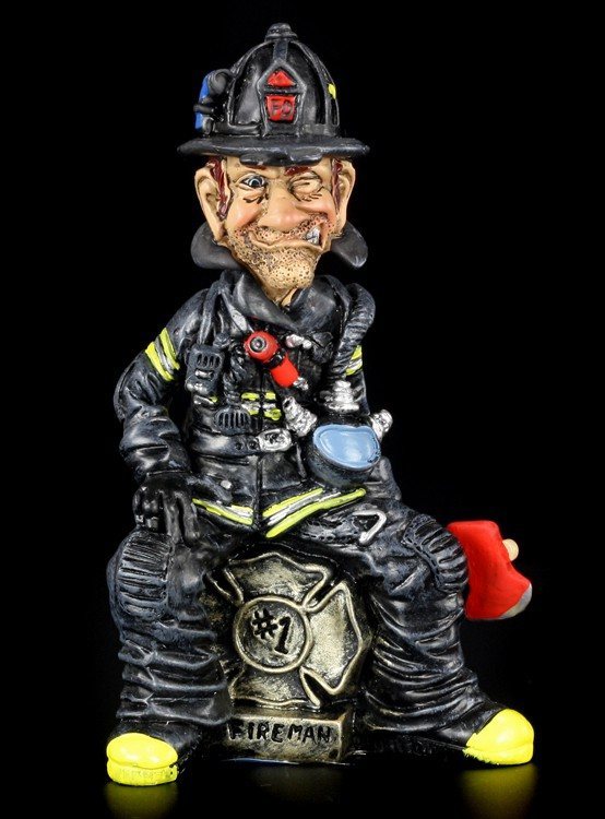 Firefighter - Funny Job Figurine