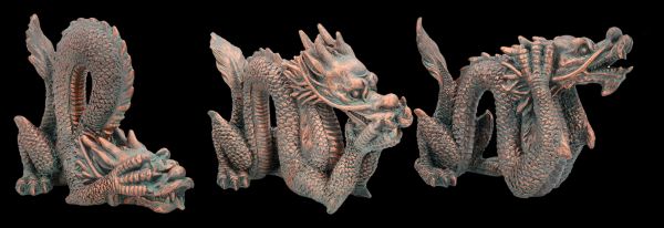 Chinese Dragon Figurines - No Evil