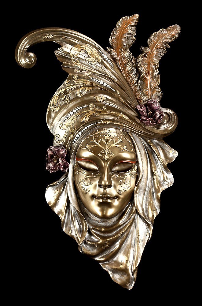 Large Venetian Ball Mask - Sofia