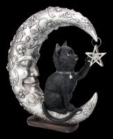 Katzenfigur auf Mond - Luna Companion