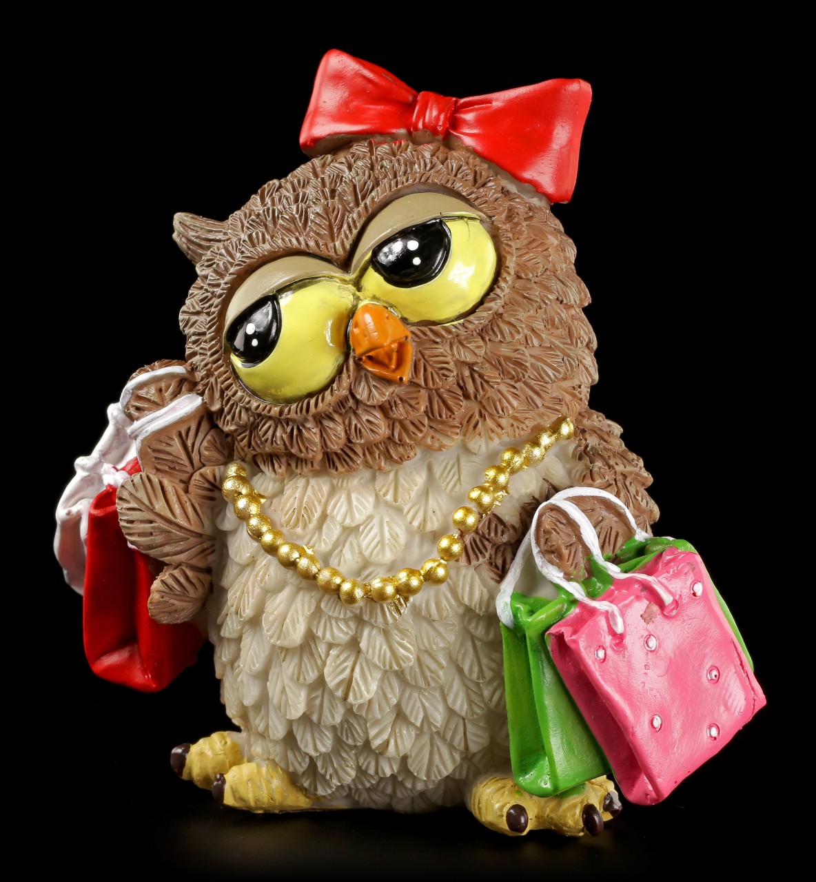 Funny Owl Figurine - Shopping Queen