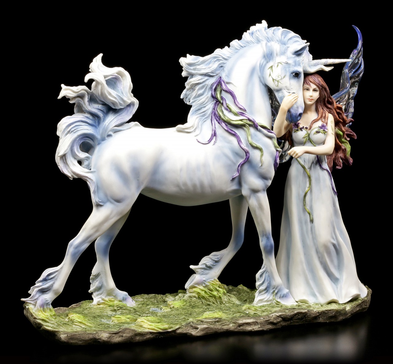 Unicorn with Fairy Figurine - Long Live Magic