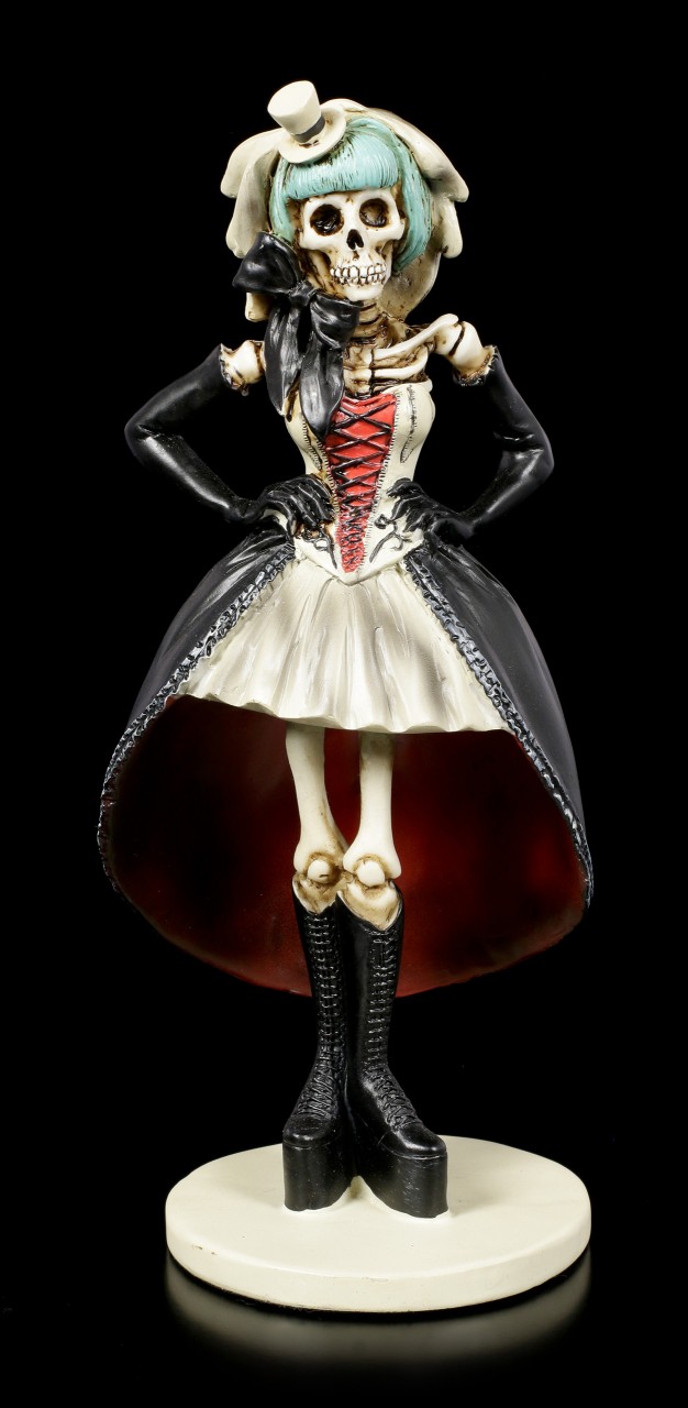 Skelett Figur - Gothic Girl