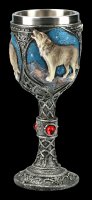 Fantasy Goblet - Howling Lone Wolf
