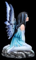 Elfenfigur - Celebrielle in blauem Kleid