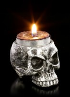 Alchemy Totenkopf Teelichthalter