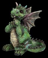 Dragon Figurine sitting green