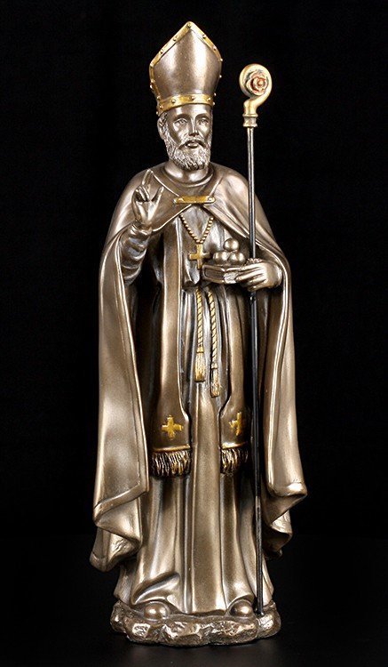 Saint Nicholas Figure - Nikolaos of Myra - bronze