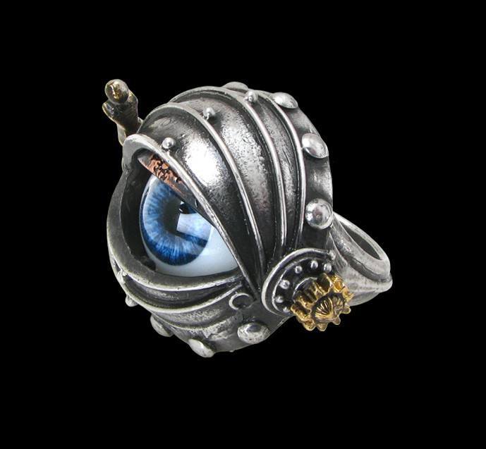 Alchemy Steampunk Ring - Automaton's Eye