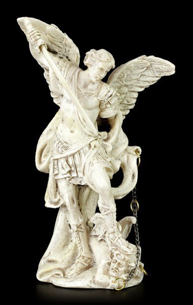 Small Archangel Figurine - Michael - White
