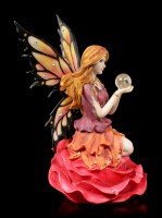 Fairy Figurine - Isara on Rose bloom
