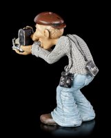 Funny Job Figurine - Photographer with old Camera