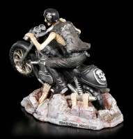 Skelett Figur auf Motorrad - Ride out of Hell