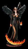 Dark Angel Figur mit Flammen-Sense