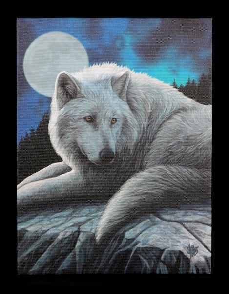 Small Canvas - Guardian of the North by Lisa Parker