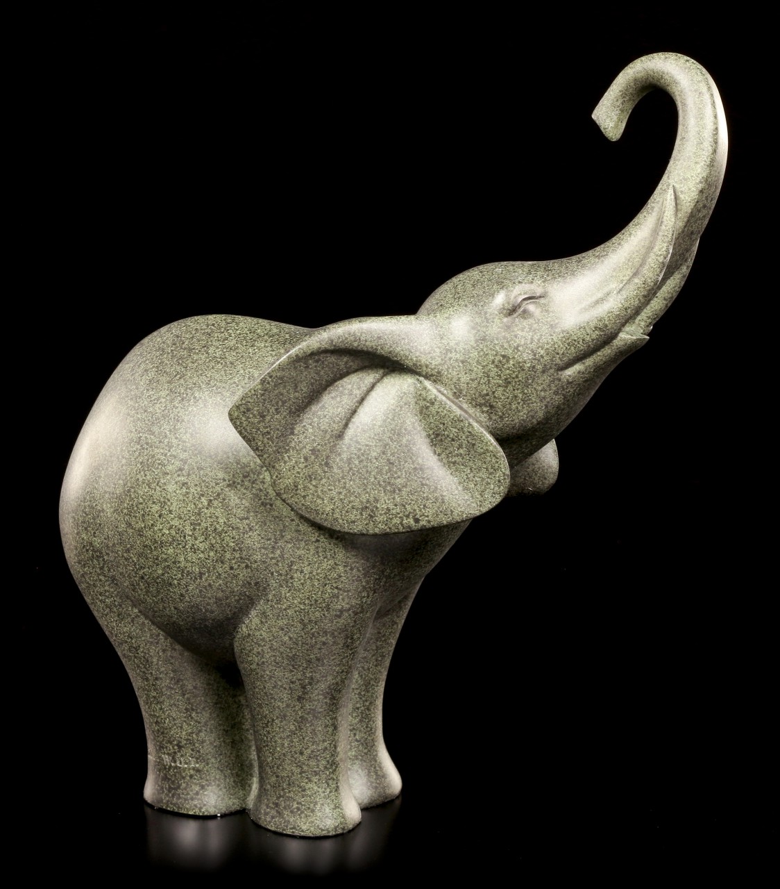 Elefanten Figur - Stehend Steinoptik